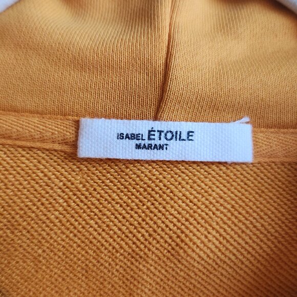 Isabel Marant Oversized Yellow-Orange Hoodie - Fits US S to L - Picture 9 of 16